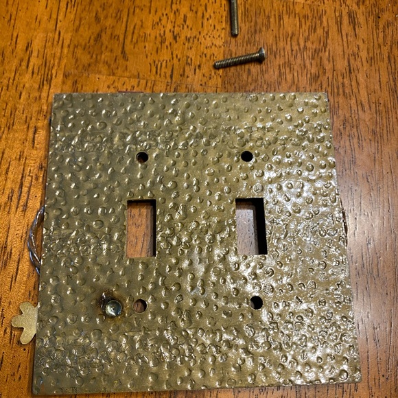 Rustic, cowboy boot switch plate cover. For two light switches. - Picture 5 of 9